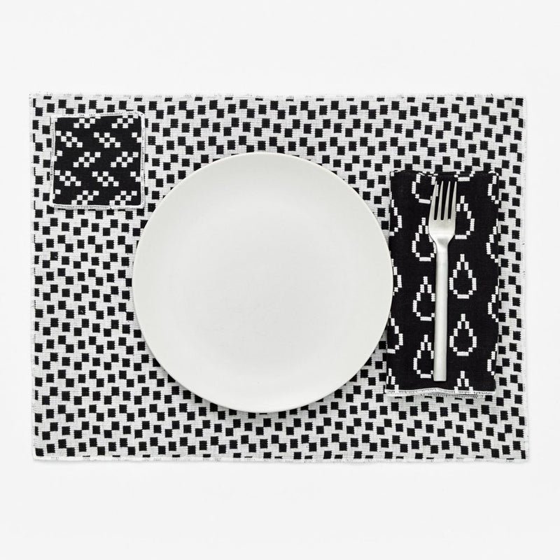 BITMAP TEXTILES | 4 Cotton PLACEMATS | Susan Kare | Areaware
