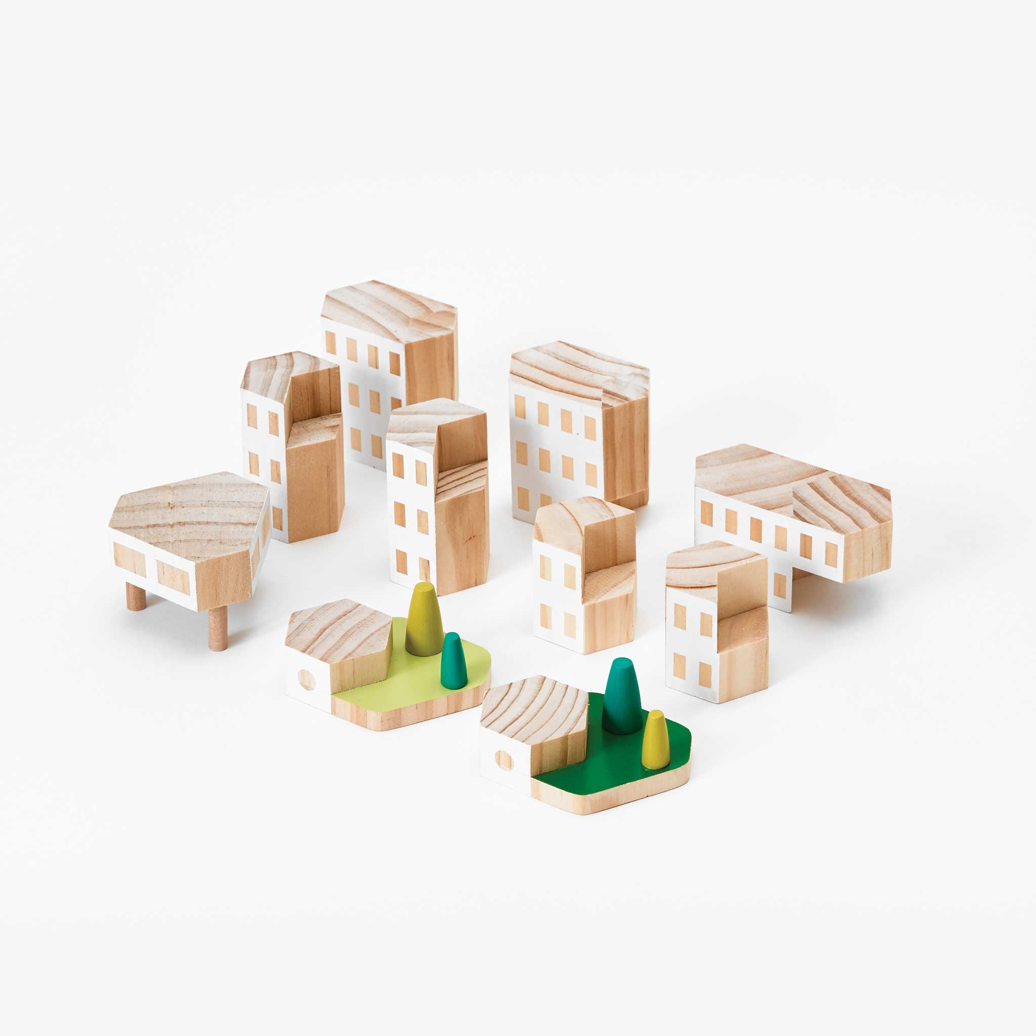 BLOCKITECTURE® | GARDEN CITY | Holz Architektur BAUSTEINE | James Paulius | Areaware