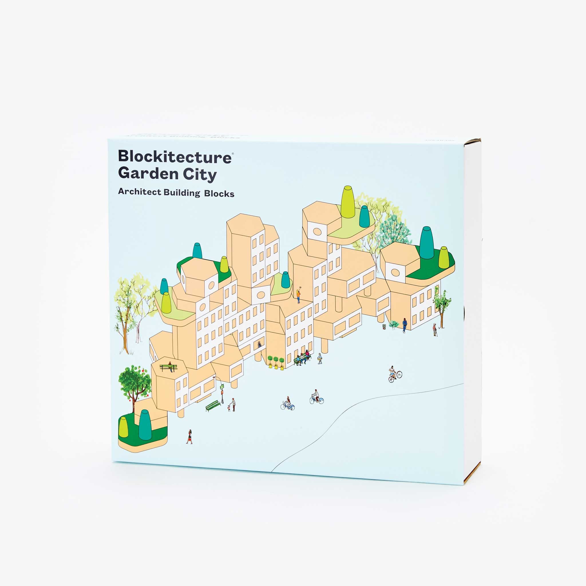 BLOCKITECTURE® | GARDEN CITY Mega Set | Wooden ARCHITECTURE BLOCKS | James Paulius | Areaware