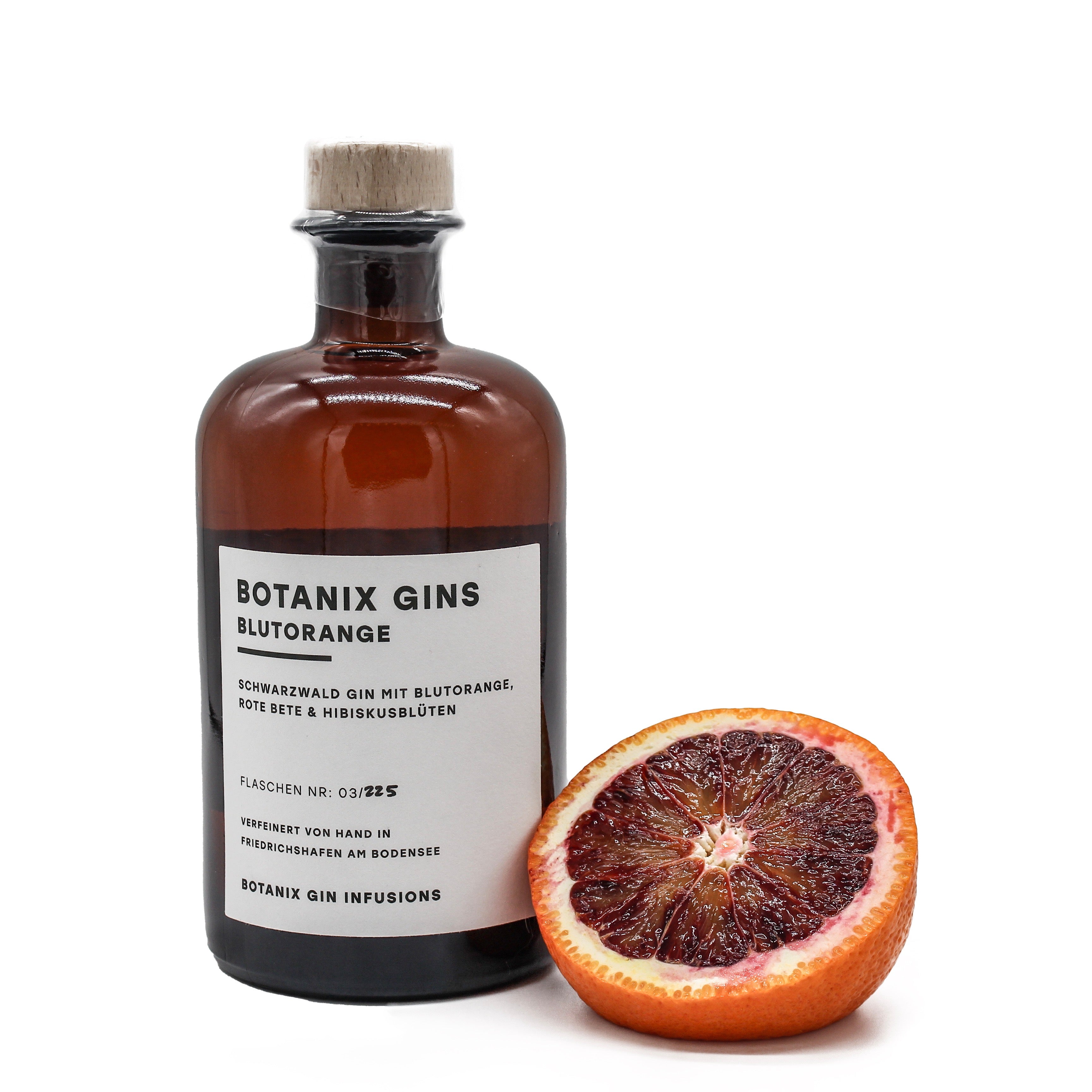 Blutorange GIN | 500ML | 40%VOL | Botanix Gins - Charles & Marie