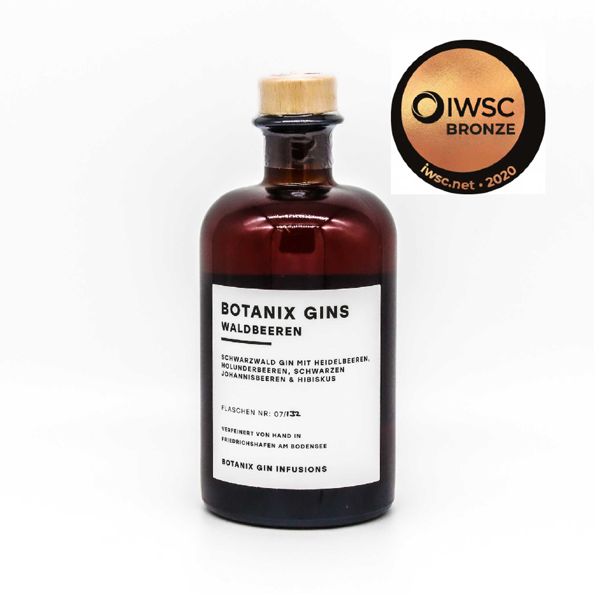 Waldbeeren GIN | 500ML | 40%VOL | Botanix Gins