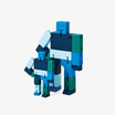 CUBEBOT® Capsule Collection | 3D PUZZLE ROBOTER | Blau Multi | David Weeks | Areaware