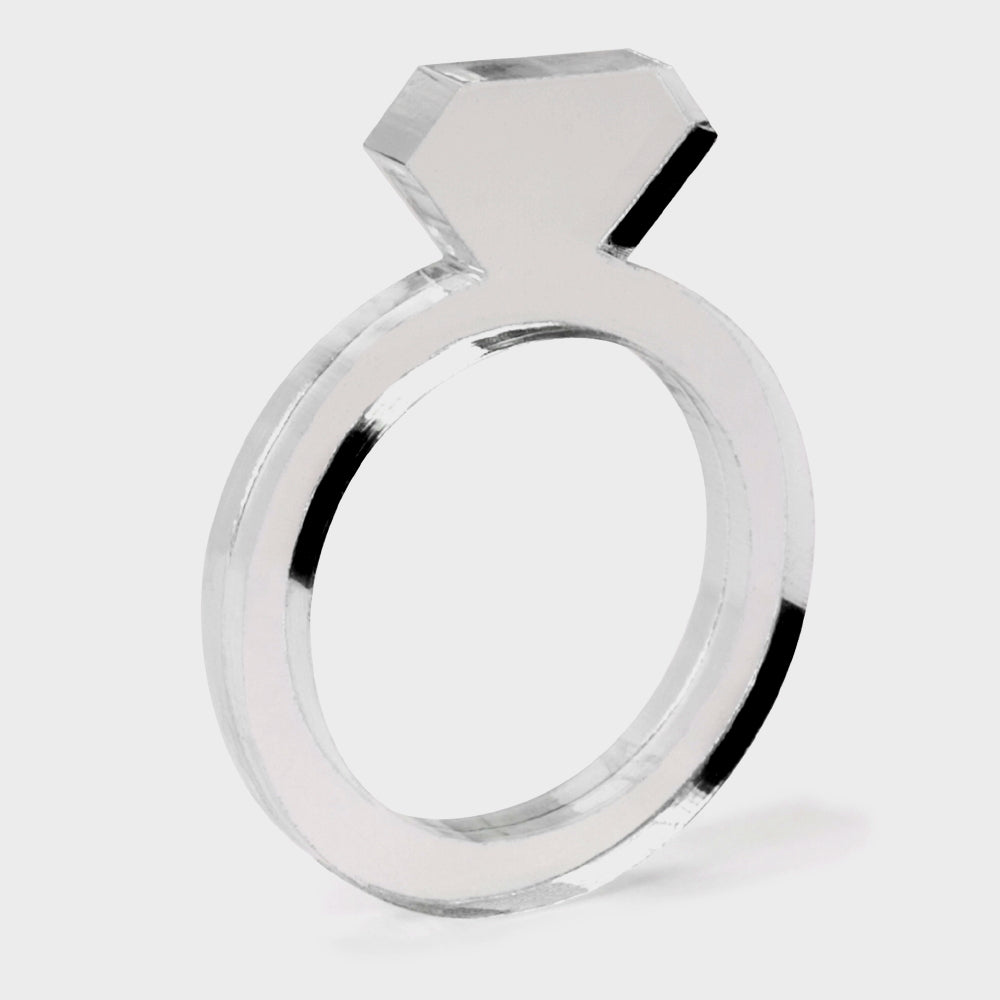 DIAMOND RINGS | 1/8“ Acrylic | Alissia Melka-Teichroew | byAMT