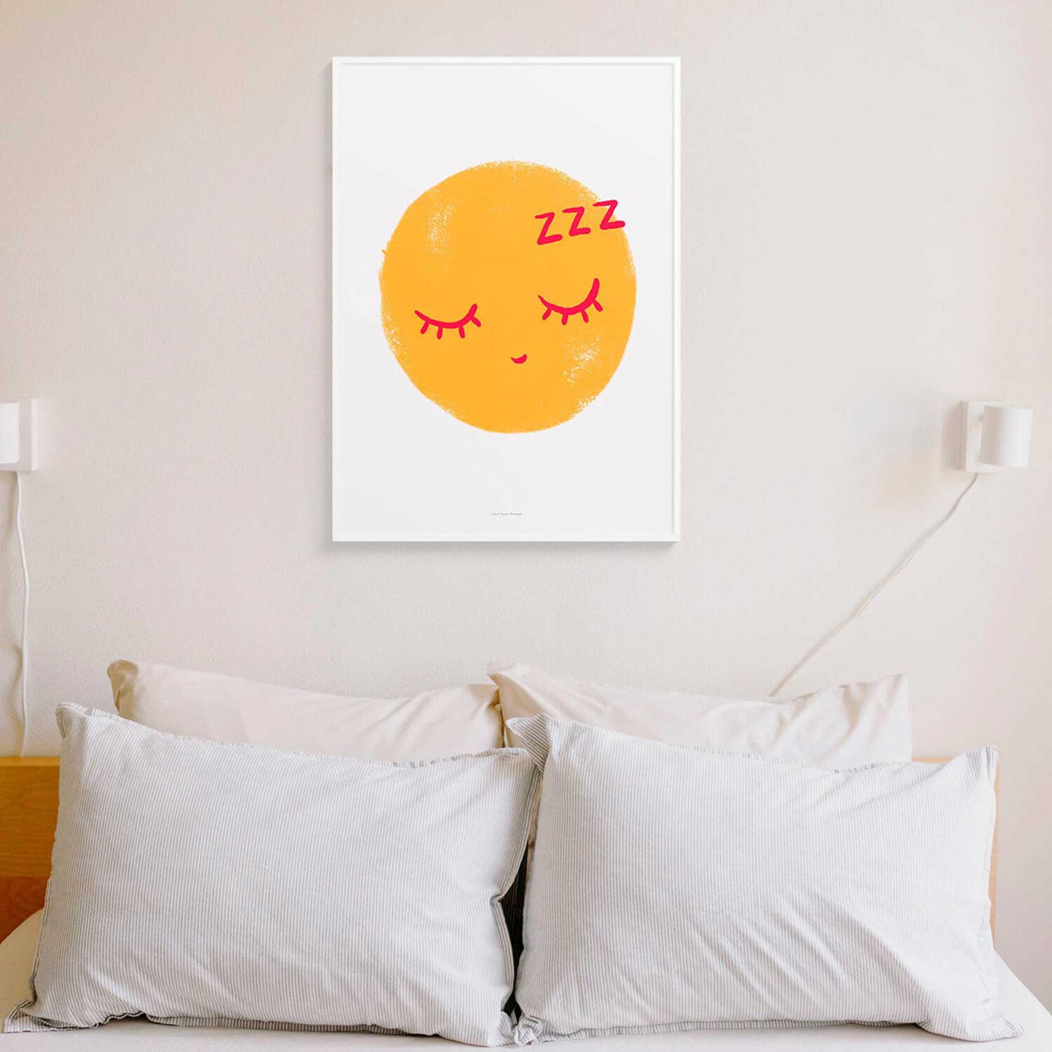 GOOD NIGHT EMOTICON | Grafik POSTER | A3 Format | Just Another Cool Design