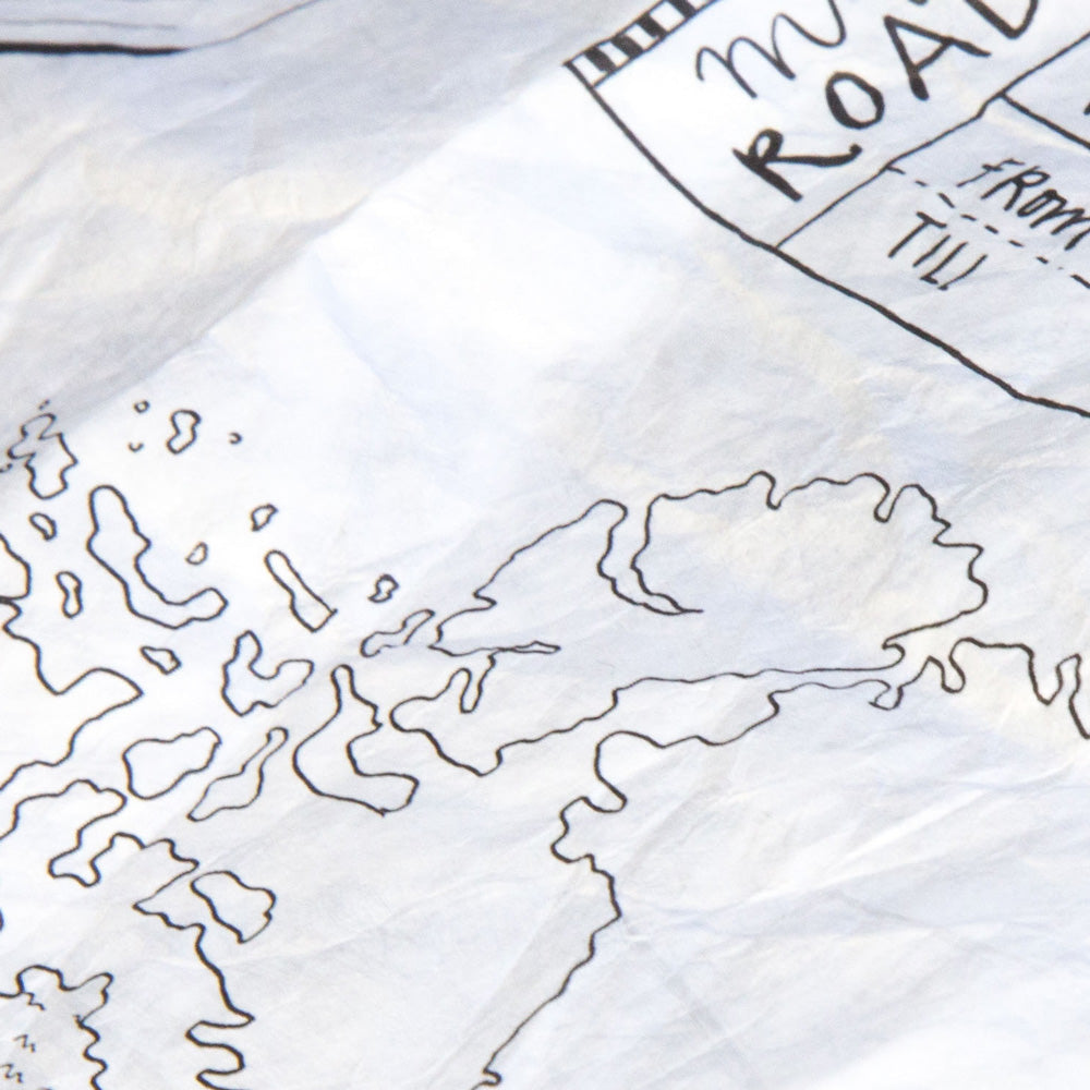JOURNAL Map | Zerknüllte Reise-WELTKARTE | Awesome Maps - Charles & Marie