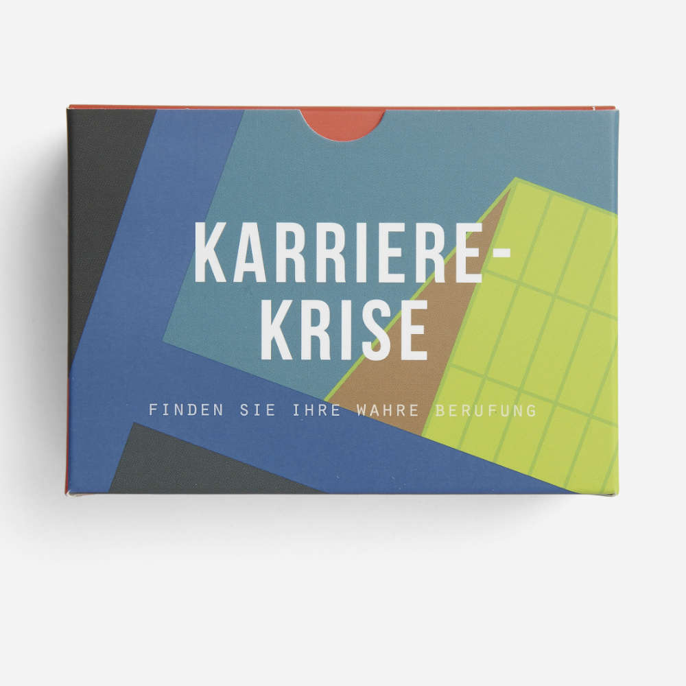KARRIERE KRISE | interactive CARD SET to help you work through moments of career crisis | 60 prompt cards German Edition | The School of Life