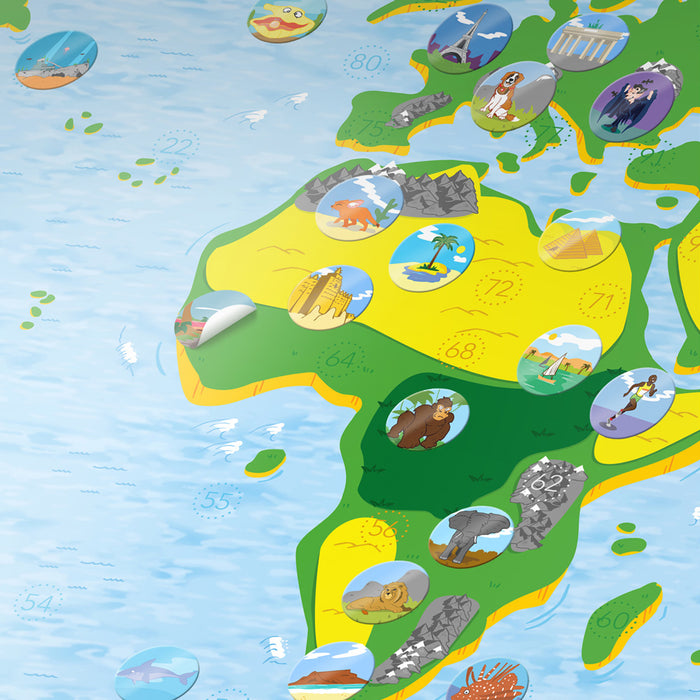 Kids Map - Interactive Kids-WorldMap by Awesome Maps