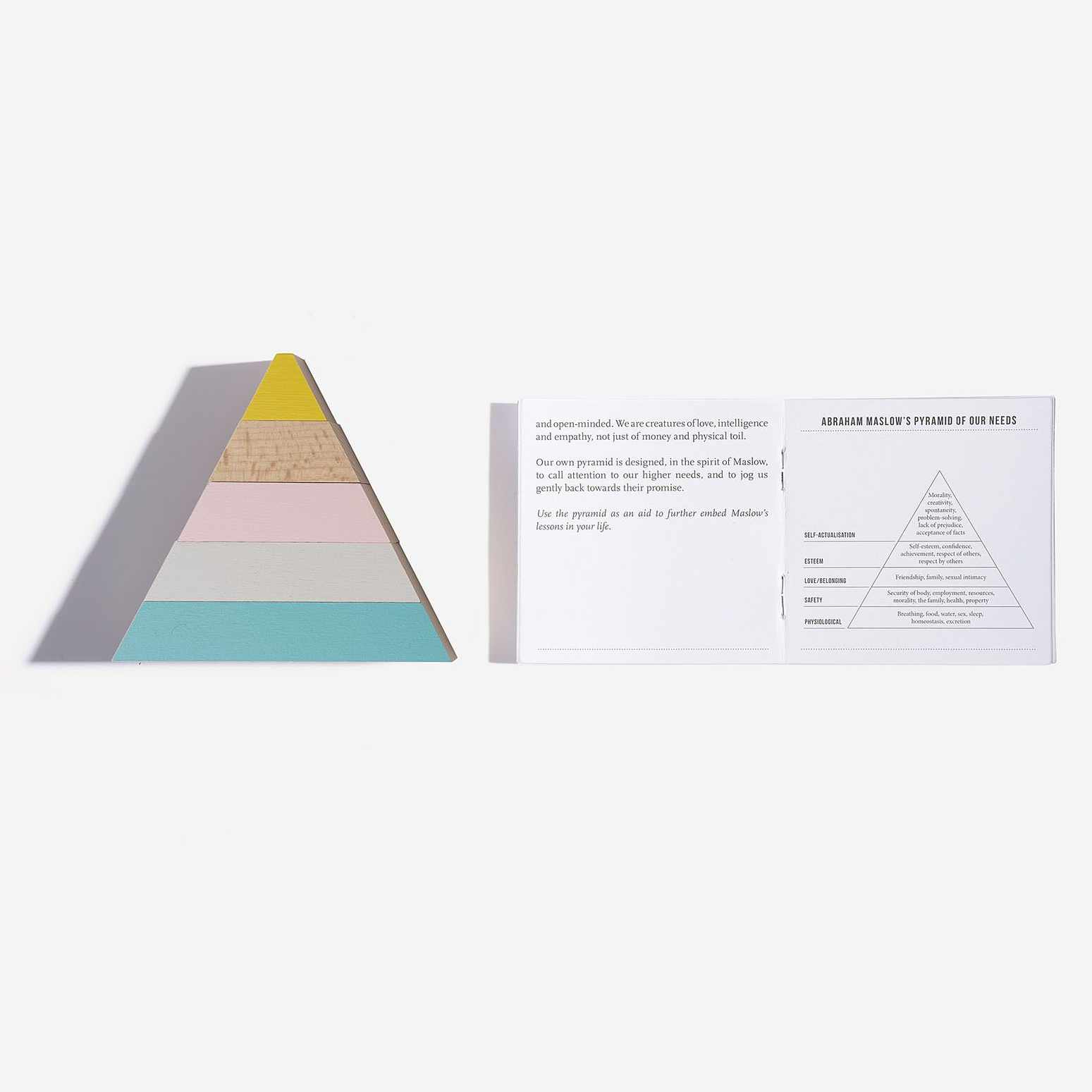 MASLOW'S PYRAMID of NEEDS | Wooden Blocks | The School of Life