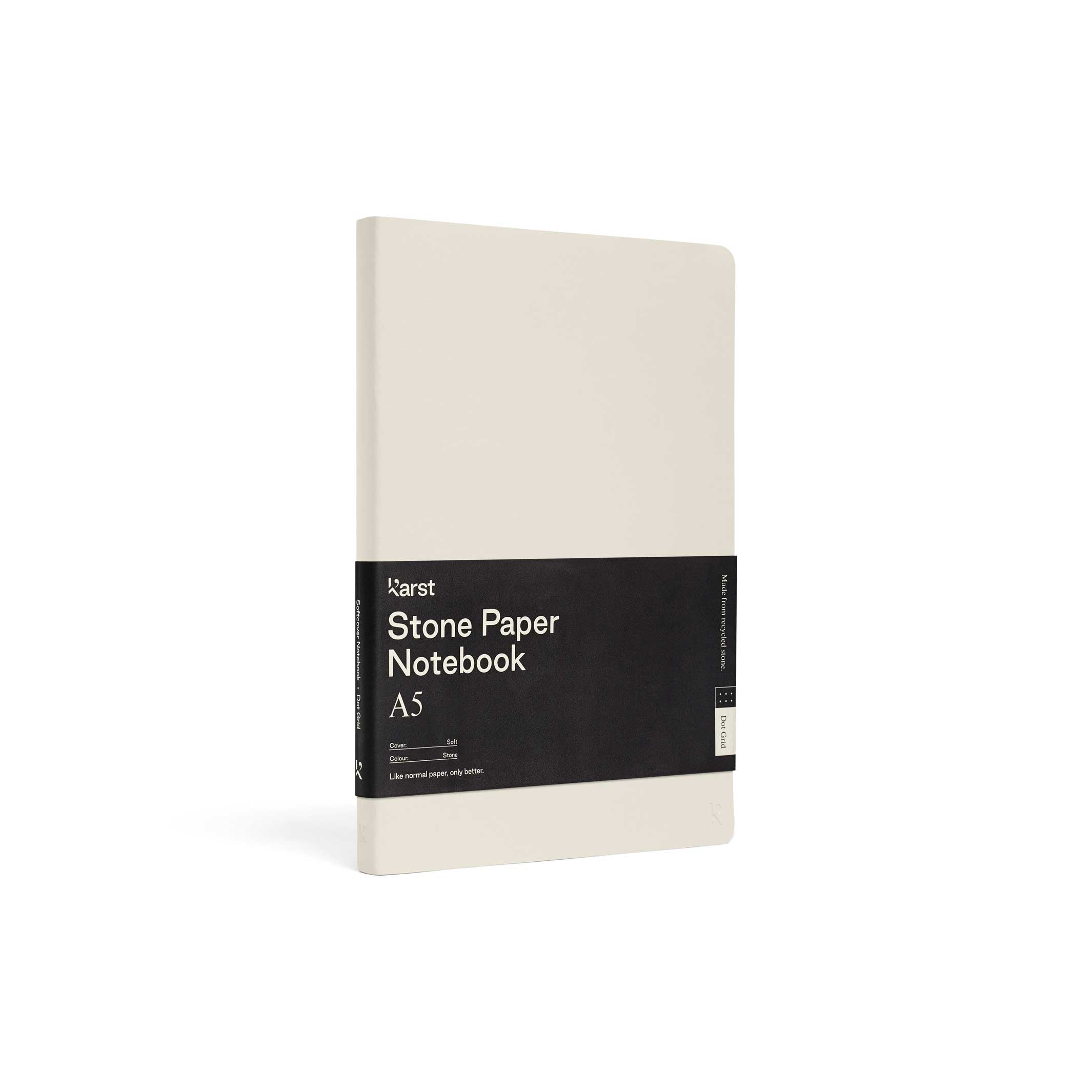 Softcover NOTEBOOK A5 | Stone | Karst Stone Paper