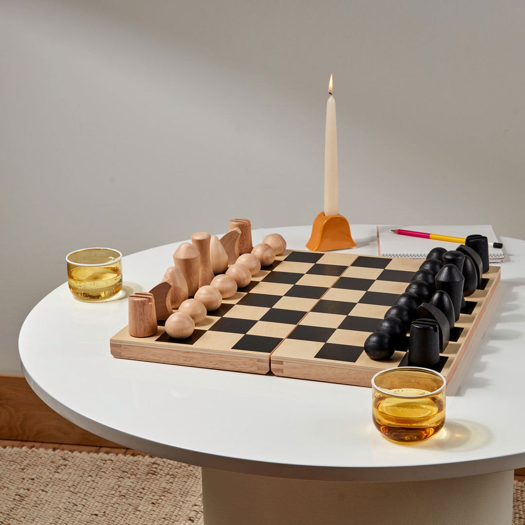 Modernes 3D Schach set Holz Schach set Schach Original Schach -   Österreich
