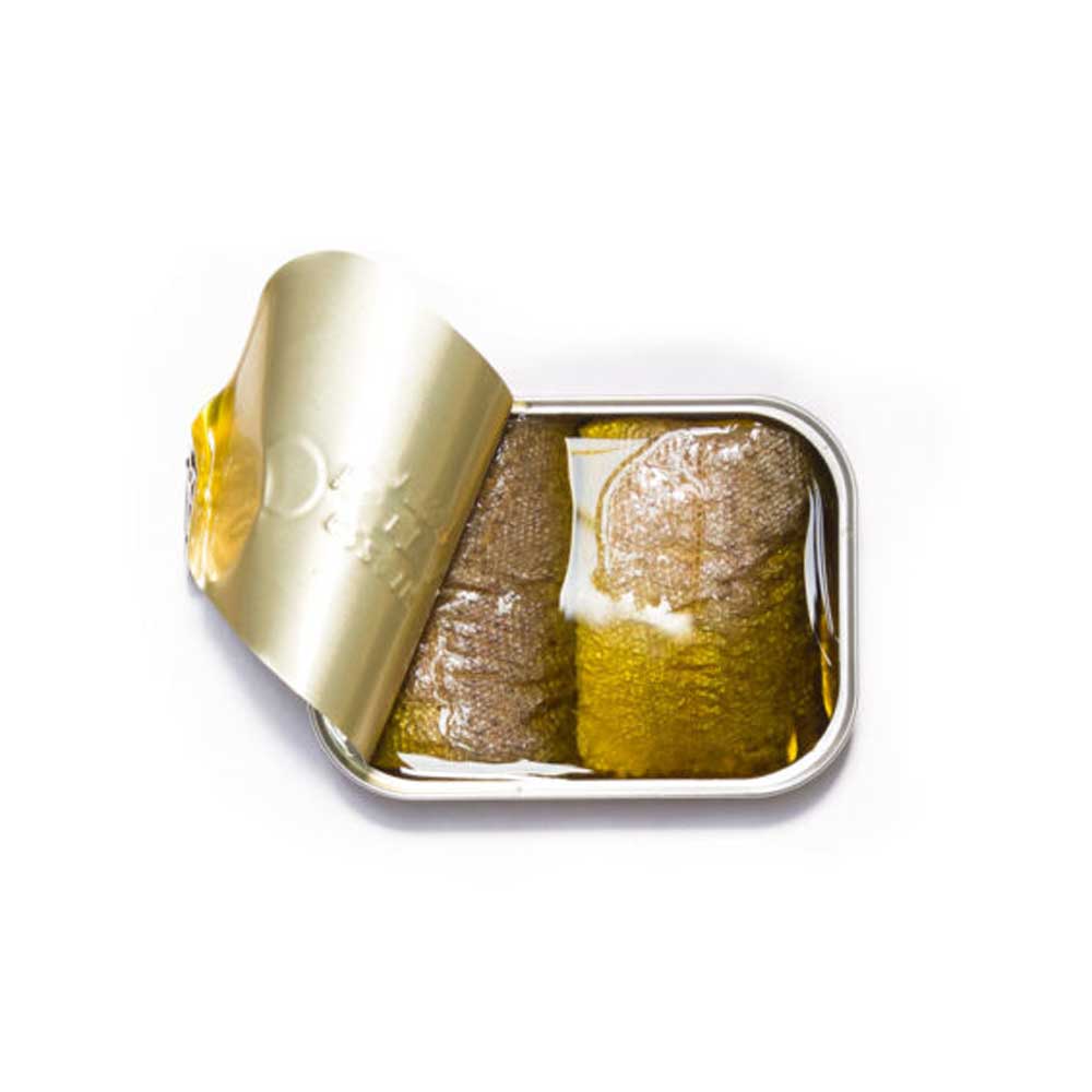 Smoked TROUT FILLETS in Olive Oil | CANNED GOURMET FISH | 90 g | José Gourmet