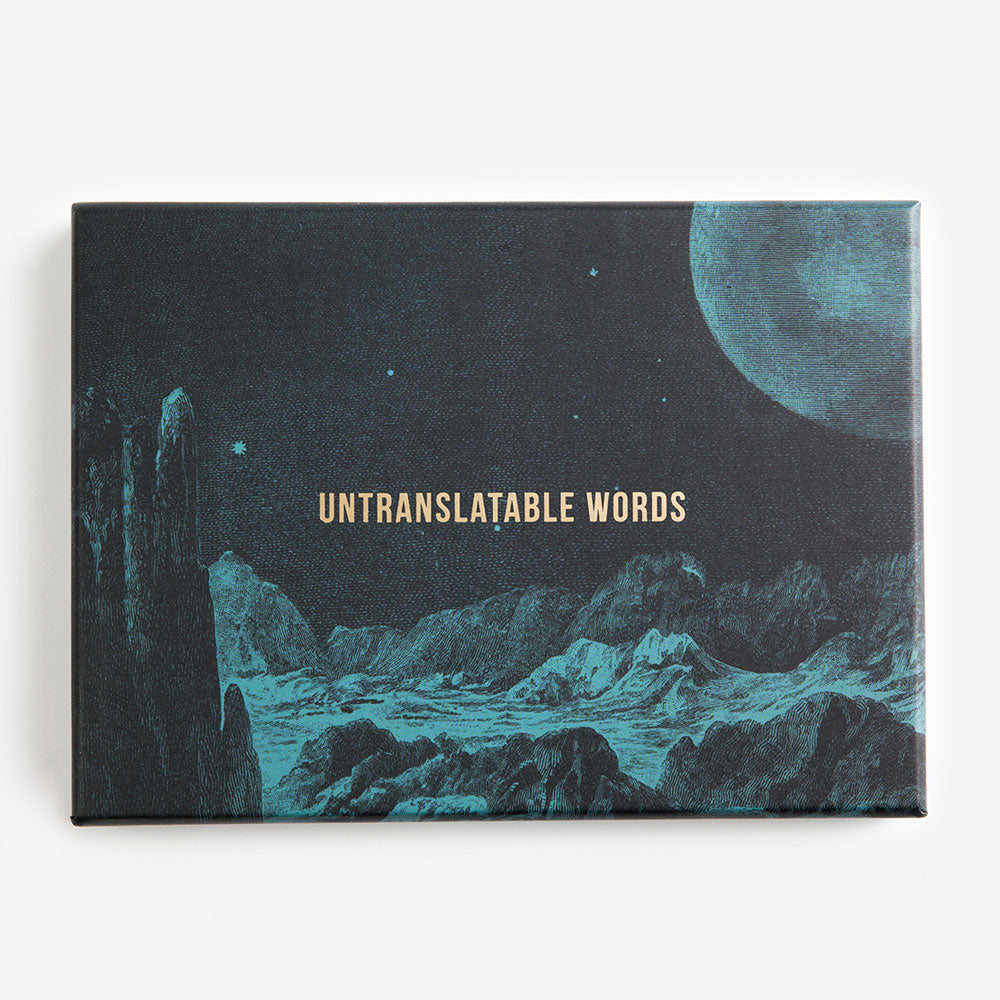 UNTRANSLATEABLE WORDS | Set of 20 cards International | The School of Life