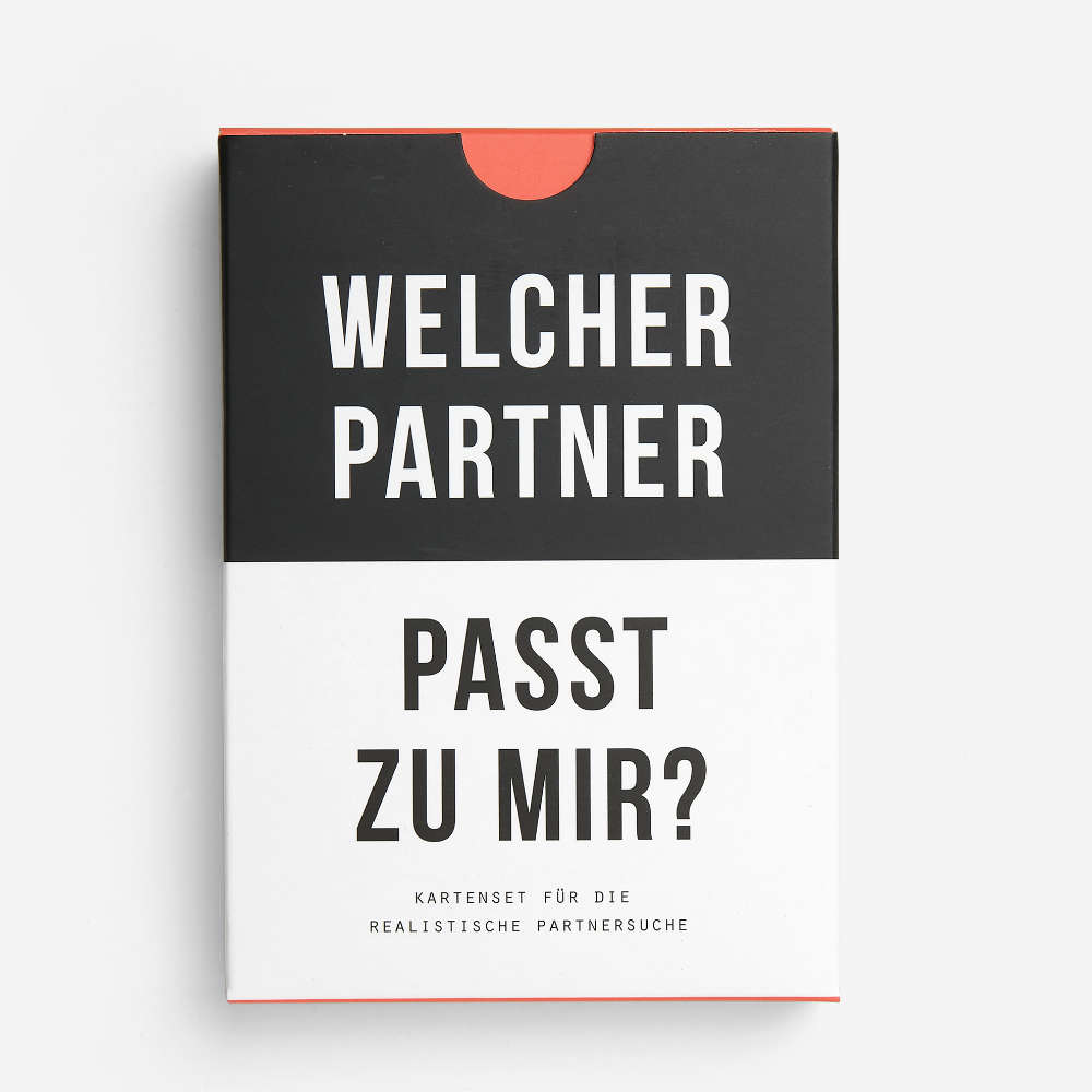 WELCHER PARTNER PASST ZU MIR? | CARD GAME for a successful choices in love | German Edition | The School of Life