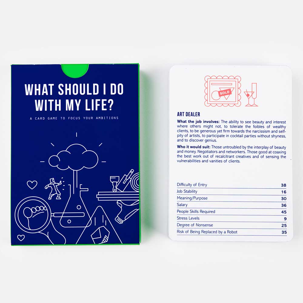 WHAT SHOULD I DO WITH MY LIFE? | KARTENSPIEL | Englische Edition | The School of Life