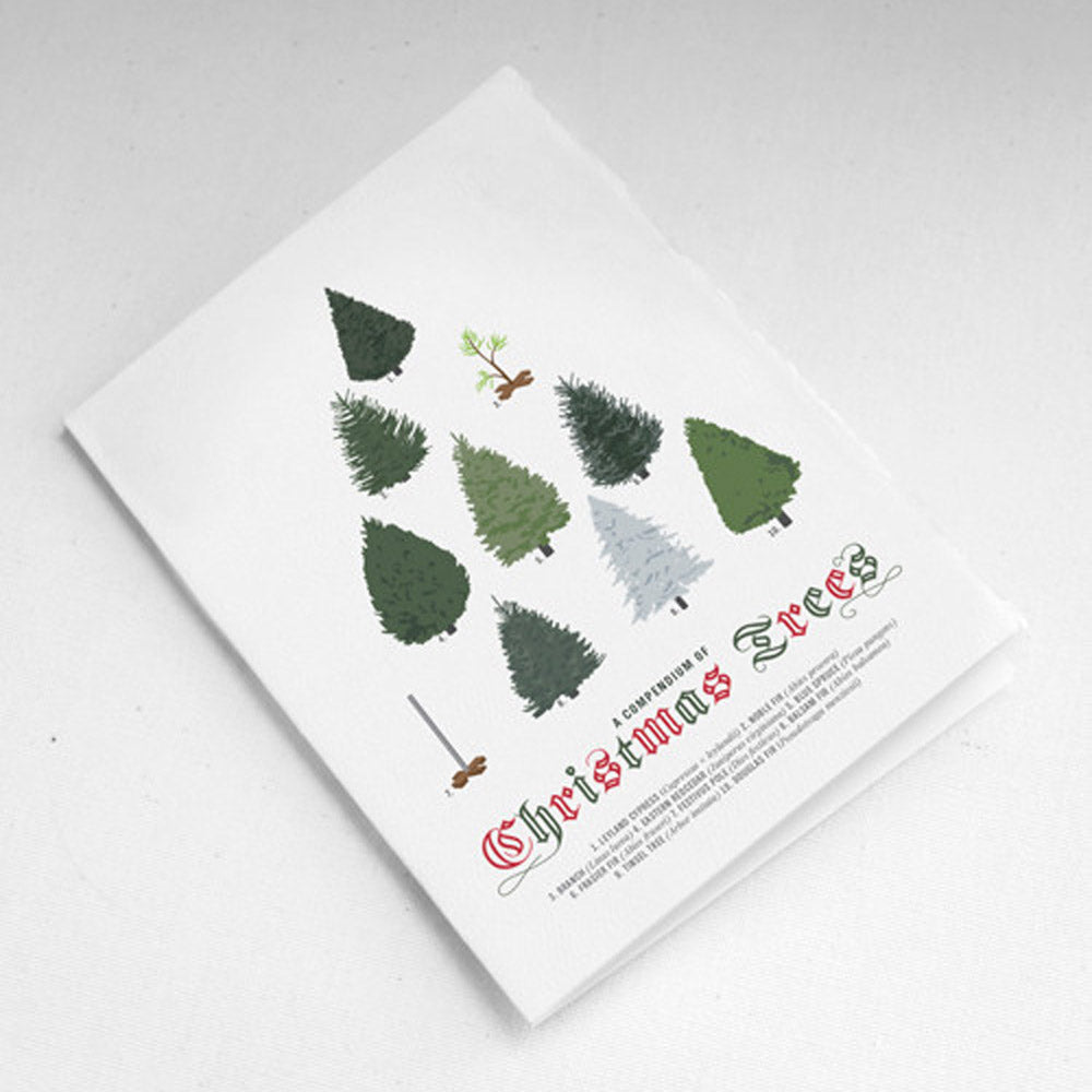 A COMPENDIUM of CHRISTMAS TREES | WEIHNACHTSKARTE | Pop Chart Lab - Charles & Marie